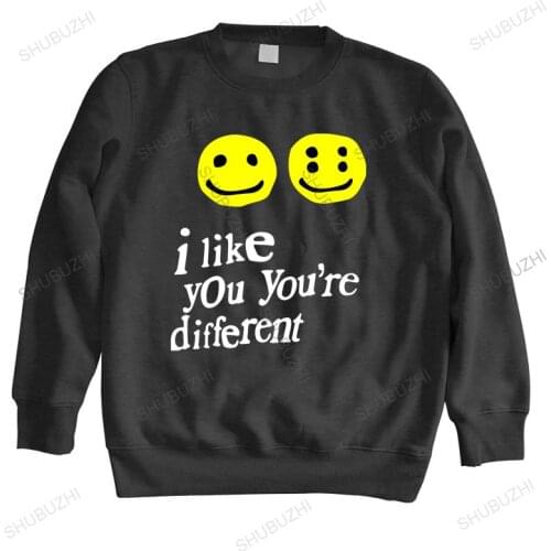 Men autumn sweatshirts black cotton hoody 19SS CPFM XYZ sweatshirt Graffiti Smile Face CPFM.XYZ W.W.C.D I LIKE YOU Kanye West