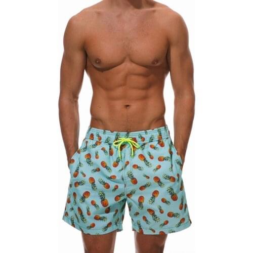 Men Multicolour Swim Shorts 2018 Swimming Trunks Sports Swim Briefs Mens Beach Shorts Swimwear Men Bottom Beach Wear Briefs