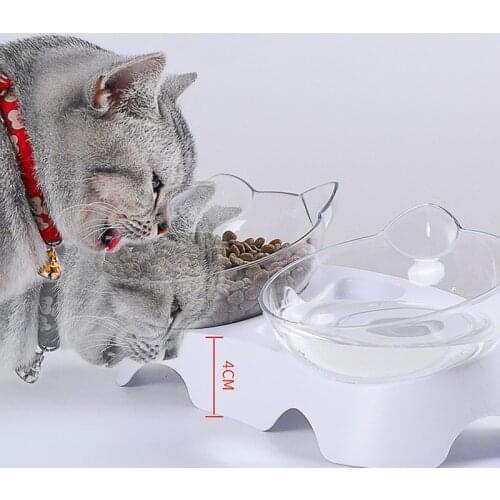 Non-Slip Double Cat Bowl Dog Bowl Anti-Vomiting Pet Feeding Cat Water Bowl for Cats Food Pet Bowls for Dogs Feeder Supplies
