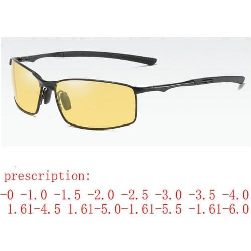 Diopter Finished Myopia Polarized Sunglasses Men Women Nearsighted Glasses Prescription men Night Vision Driving goggles UV NX