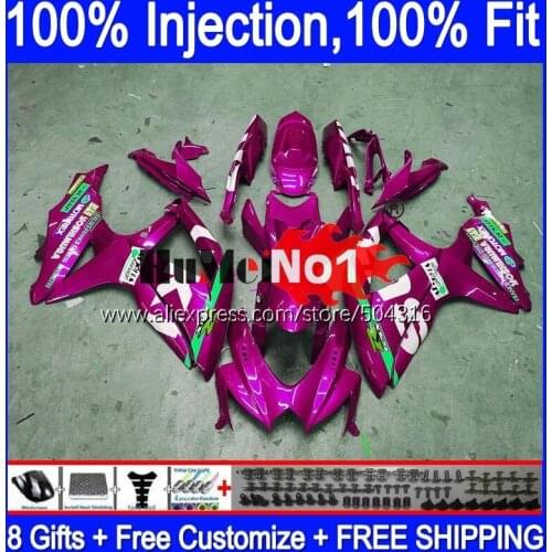 OEM For SUZUKI GSXR-750 GSXR600 GSX-R750 2008 2009 2010 17MC.172 GSXR-600 K8 GSXR750 GSXR 600 750 08 09 10 Fairings Glossy Pink