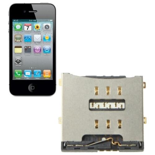 Sim Card connector for Iphone 4 Sim Card Reader Contact Reader