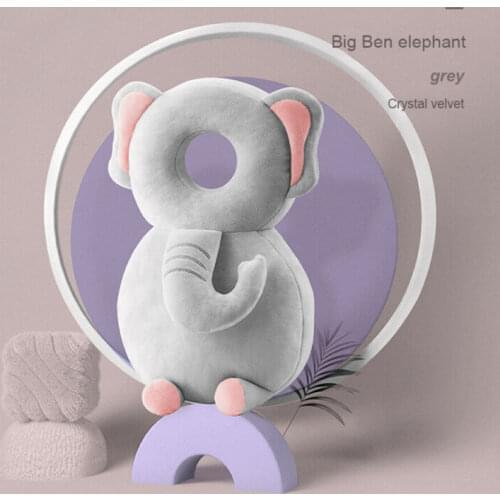 Cute Cartoon Animal Baby Pillow Toddler Infant Head Protector Safety Cushion Prevent Injured Animal Model Bedding Nursing Pillow