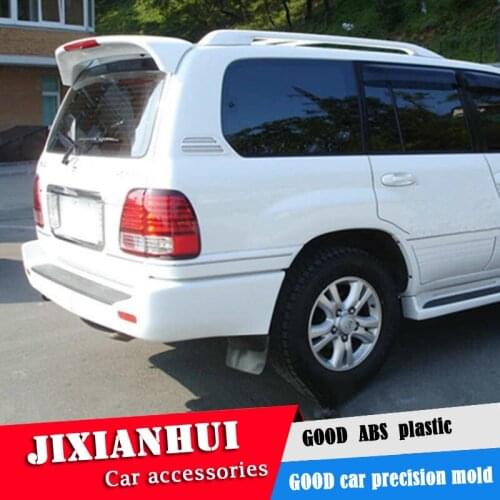 For Lexus LX470 Spoiler 2006-2013 Lexus LX470 Spoiler LX4500 ABS plastic Material Car Rear Wing Color Rear Spoiler