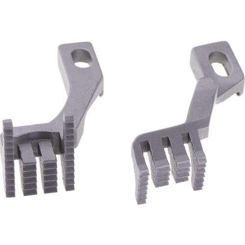 Steel Industrial Coverstitch Sewing Machine Feed Dog H1259/D1207 Set for Siruba F007E-W122