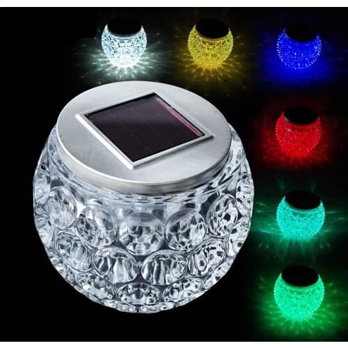 Solar Glass Jar Shaped Lamps Lights Used For Garden Landscape Decorative Lighting Outdoor Villa Lighting Dropship 8.14