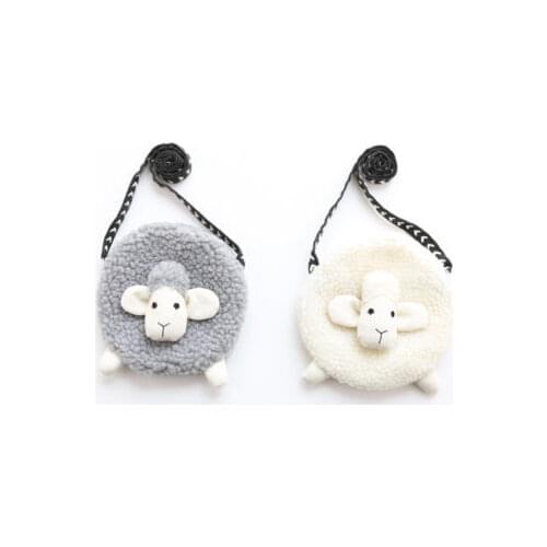 Kids Girl bag Mini Cute Sheep Shape Single Shoulder Bag Toddler Mini Coin Purse Wallet Kids Girl Dress Accessories Bag