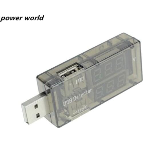USB Tester/USB Dual display current voltmeter/USB Intelligent digital display voltage and current red green detection instrument