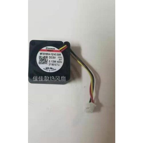 2pcs New For SUNON 2010 5V 0.13A MF20100V4-1Q14C-GA9 Cooling Fan