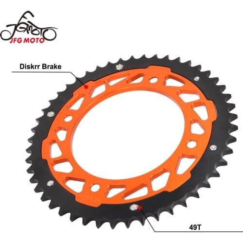 Motorcycle 49T Rear Chain Sprocket For KTM TC85 2015-2021 SX85 2004-2021 XC85 2008-2009 SX105 2007-2011 XC105 2008-2009