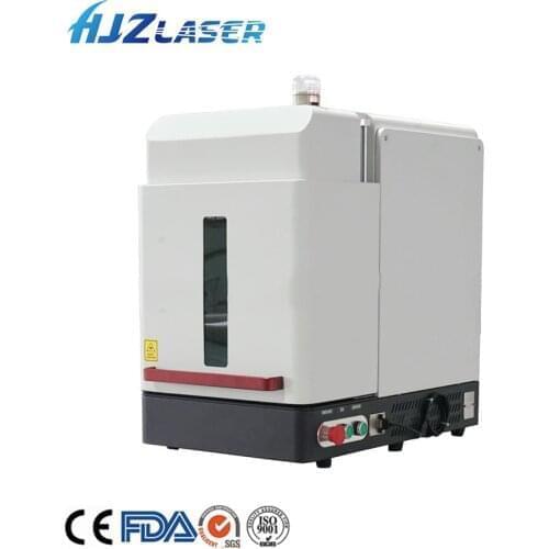 Factory Price Stainless Steel Label Laser Marking Equipment Logo Laser Printing Machine with full closed cabinet