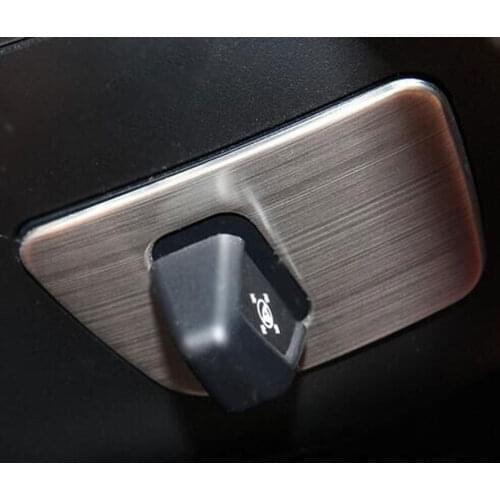 1Pc Stainless Steel Car Steering Wheel Adjustment Level Switch Cover Trim Decoration For bmw 5 series Car Styling