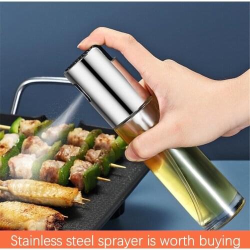 100ml kitchen cooking oil spray bottle oil vinegar spray bottle water pump gravy boat salad barbecue sprayer cooking tools