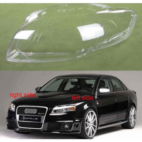For Audi A4 B7 2006 2007 2008 Lamp Shade Lamp Headlight Mask Headlights Shell Lampshade Cover