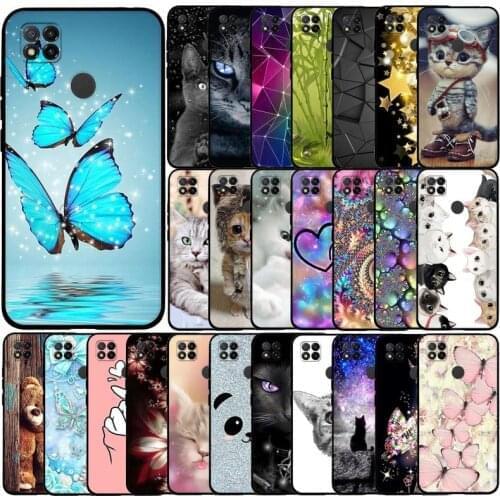 For Xiaomi Redmi 9C Case Full Protection Bumper Soft Tpu Cute Back Phone Cover On Redmi 9C Bumper Hongmi 9C Case Etui Coque Capa