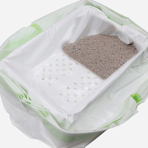 Cat Feces Filter Hands Free Pet Cat Excrement Liners Elastic Cat Sand Bag Filter Pet Hygienic Litter Box Liners 1pack