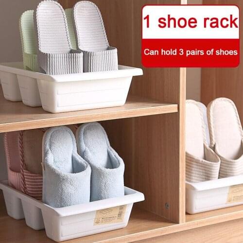 Living Room Simple Shoe Hanger Cabinet Organization Box Creative Upright Storage Box Plastic Organizer Shoe Holder For Home