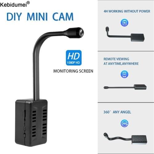 HD 1080P Mini Wifi USB Camera Flexible Real-time Security Camcorder Remote Monitoring Record Motion Detection Mini Camera