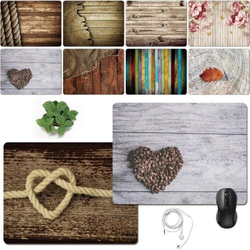 Mouse Pad Game Gamer Mouse Pad Print Pattern PU Leather Waterproof Soft Mouse-pad Home Office Laptop Small Size Universal