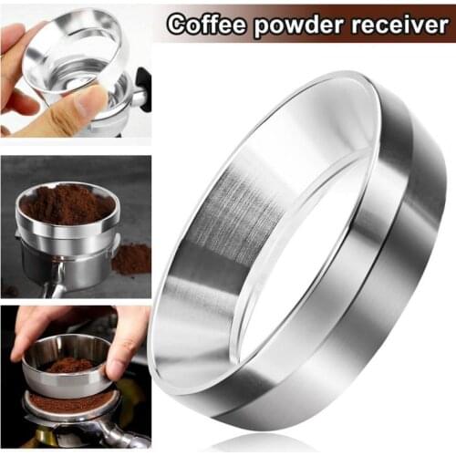 54/58mm Espresso Stainless Steel Coffee Dosing Ring Replacement Funnel for Portafilter Coffee Dosing Ring Replacement Funne