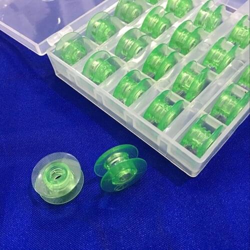 Box of 25 Clear Bobbins 4123078-G For Husqvarna Viking Group 7 Designer SE Quilt Designer II AA7283