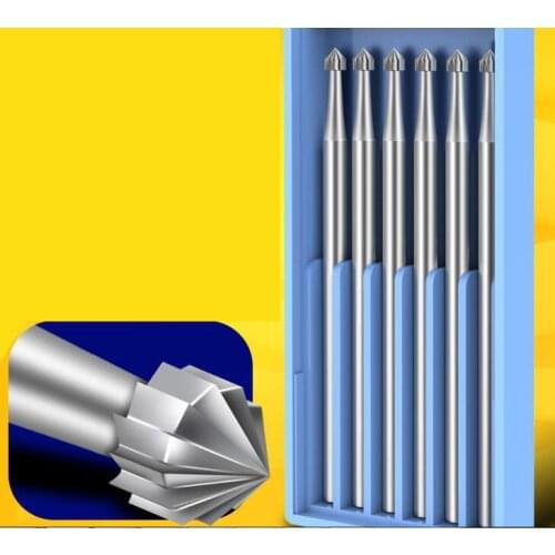 Jewelry Stone Setting Bur 6pcs/lot Q Round Cutting Burr For Setting Gems Jewellery Tools
