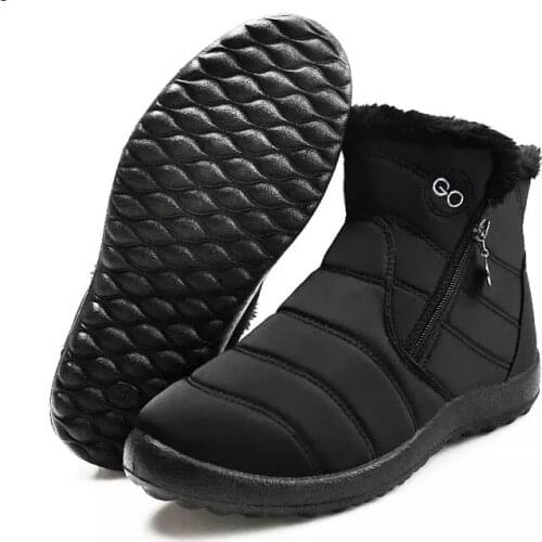 Snow boots men 2021 warm comfortable casual shoes men sneakers suede oxfords waterproof ankle boot men shoes chaussure homme hot