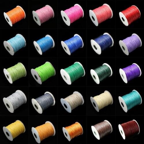 1/1.5/2mm 5/10/15m Genuine Round South Wax Line Wax Jewelry Cord DIY Accessories String Beads Necklace Bracelet Material