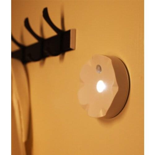 Pir Night Light Motion Sensor Battery Powered Pir Infrared Human Induction LED Night Lamp Cabinet Closet Stairs Kids Sensor Lamp