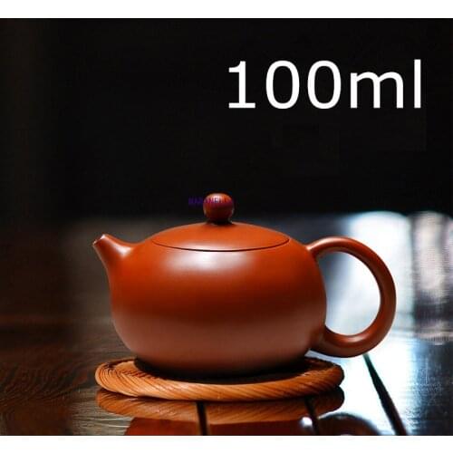 New Arrival Handmade Xi Shi Pot With Tea Infuser Teapot Red Clay 100ml Zhu Ni Porcelain Antique Chinese Ceramic Kettle