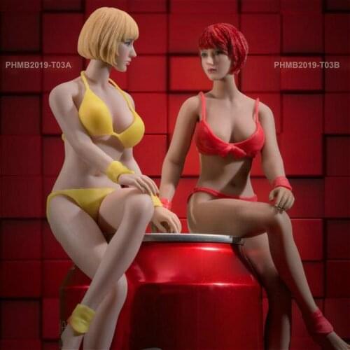 TBLeague 1/12 Action Figure PHMB2019-T03A (white Skin) PHMB2019-T03B(wheat Skin) female Body for Action Figure DIY