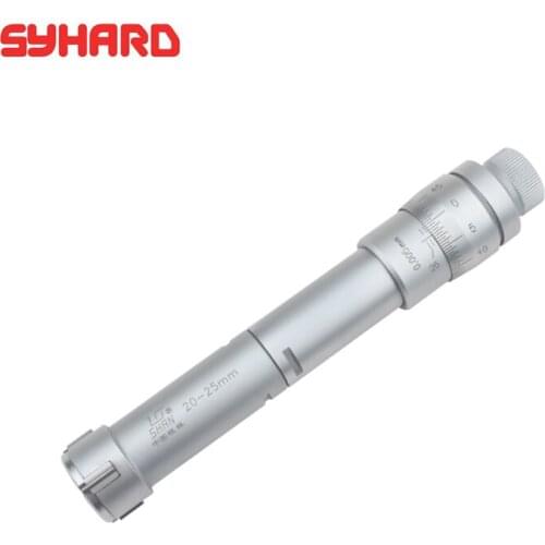 Three Point Inner Diameter Micrometers High Precision 0.004mm Measuring Range 6-100mm Micrometer Gauge Measurment Tool