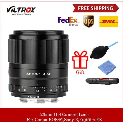 VILTROX 23m F1.4 Lens Auto Focus Large Aperture APS-C for Sony E Canon EOS-M Fujifilm FX X-T3 X20 T30 X-T20 X-T100