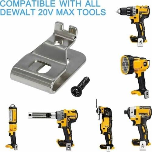12Pcs/bag Belt Clip Hook for Dewalt 20V Max Tools for DCD740B DCD740B-B3 DCD740C1 DCD771C2, DCD780B DCD780C2 Easy Installation