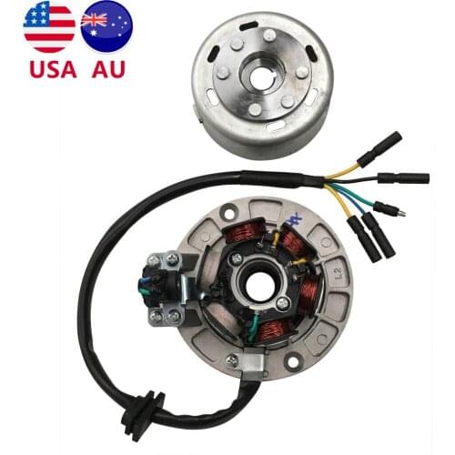 Motorcycle Bike 6 Coil Magneto Stator Magneto Rotor for YX 140 150 160CC Engine