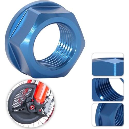 M16XP1.5 Front Axle Nut Bolt For Honda CRF250R CRF450R 2004-2021 CRF250RX CRF450RX CRF450X 2019-2021 CR125R CR250R 2002-2007