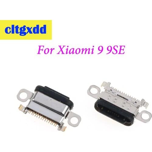 Cltgxdd 1PC New For Xiaomi mi 9 Mi9 9SE Charger Connector Parts Replacement USB Dock Charging Port For Xiao Mi 9 9SE