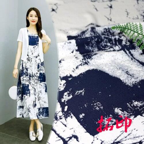 Flower Cotton Fabric Poplin By The Meter for Clothing Skirts Dress Sewing Plant Floral Cartoon Printed Summer Thin Textile Cloth