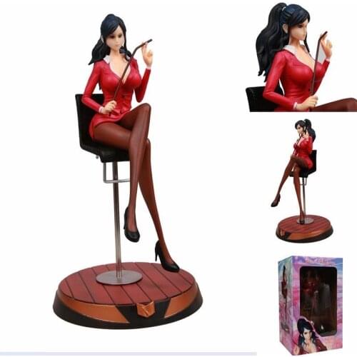32cm anime figure ONE PIECE Fashion brand uniform temptation teacher Nico·Robin Miss·Allsunday PVC action figure collection mode