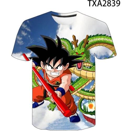 Dragoning Ball Boys girls T Shirt 3d T-shirt Anime Men T Shirt kids T Shirts Japanese Clothes Vintage Adult parent-child Clothin