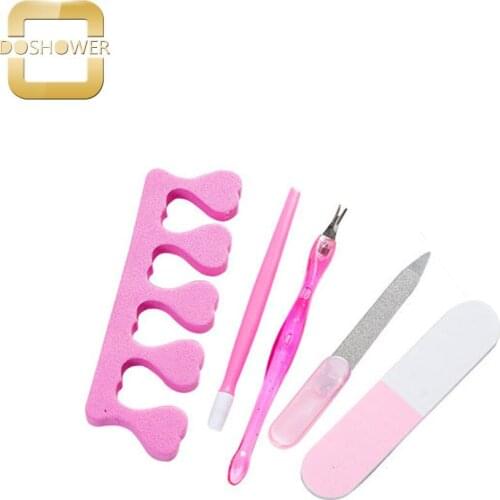 Manicure tools set bits with nail stamp kit for nail care kit set
