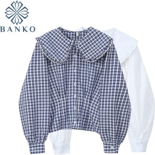 Mina Happiness Women's Plaid Shirts