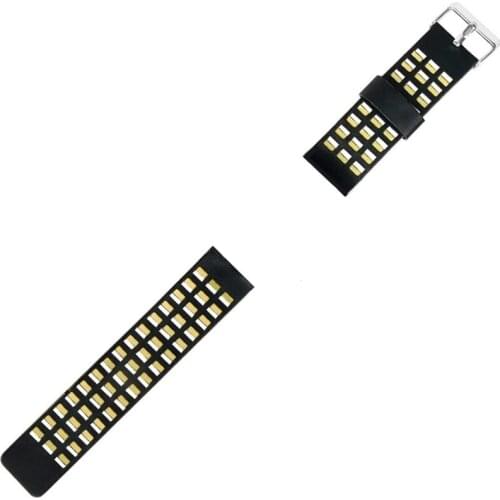 Compatible with Realme-Watch 2/2 Pro Durable Sweatproof Wristband Adjustable Sports Leather Replacement Smartwatch Strap