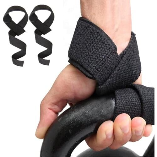 Weightlifting Training Wrist Straps Support Belt Adjustable Non-slip Sports Grip Band Gym Fitness Crossfit Bodybuilding Gloves