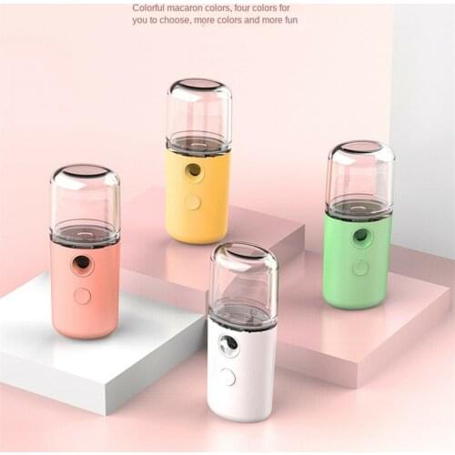 Humidifier Vaporizer Portable Diffuser Water Alcohol Sanitizer Oil Rechargeable Easy to Carry Summer Water Supply Beauty