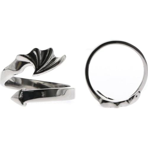 High Quality Stainless Steel Devil Wings Cock Ring Chastity Devices Glans Ring Stop Premature Ejaculation Erection R943