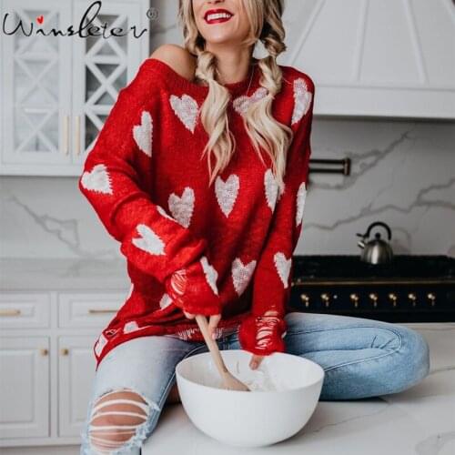 Женские пуловеры с открытыми плечами Winsleter China At AliExpress