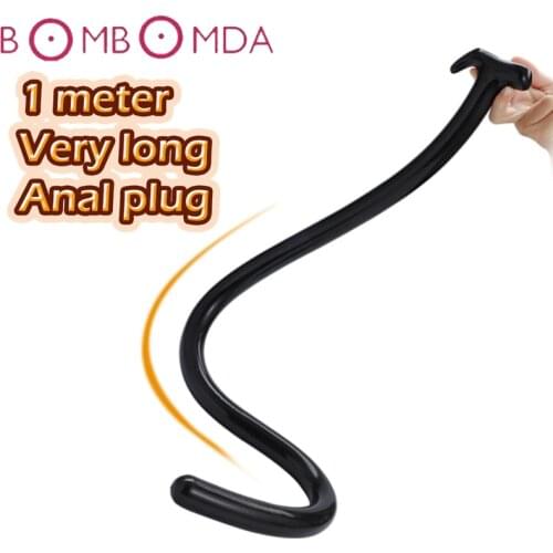 1M Super Long Dildo Huge Silicone Long Anal Dildo Butt Plug Erotic Adult Sex Toys For Women Men Anus Dilator Anal Plug Expander