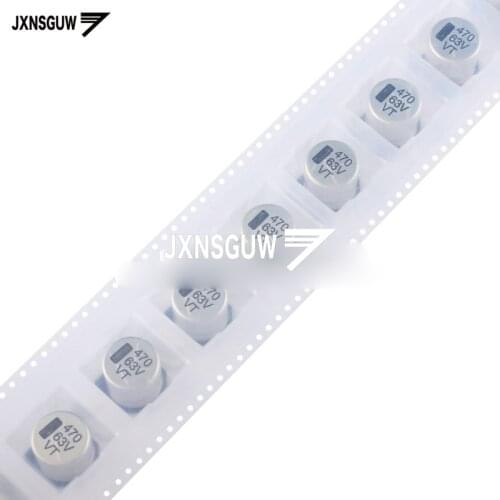 10PCS High quality SMD aluminum electrolytic capacitor 35V 50V 63V 100V 220UF 470UF 1000UF 16*16.5mm SMD electrolytic capacitor