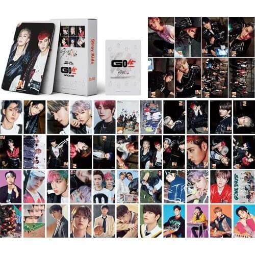 54pcs/set Kpop Stray Kids Lomo cards Poster Elegant package HD photo album photocard New arrivlas K-pop stray kids supplies